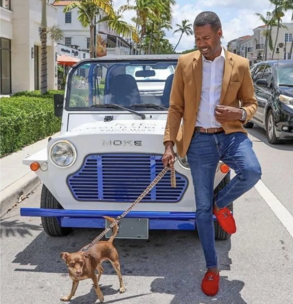 Cedric with Pedro